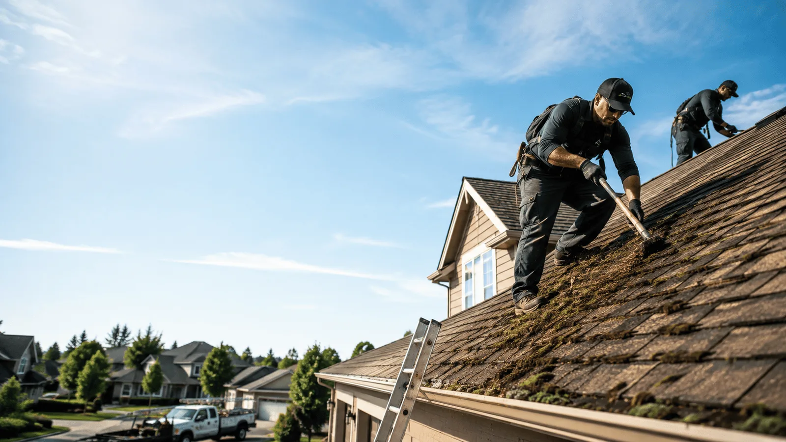 Roof Moss Removal in Schneider, IN near me